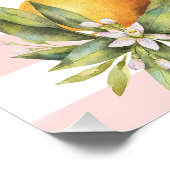 オレンジリトルかわいこちゃんワンバースデーウェルカムサイン ポスター (コーナー)