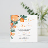 オレンジリトルキューティー 彼か彼女か 性別発表 招待状 (スタンド正面)