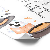 オレンジリトルブハロウィーンマムオサバー ポスター (角)