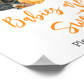 オレンジリトルブー幽霊ベビーは甘い ポスター (角)