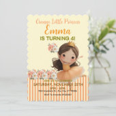 オレンジリトルプリンセスボール 招待状 (スタンド正面)