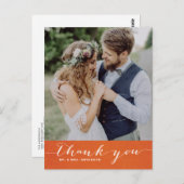 オレンジリネン |縦書きポストカード ポストカード (正面/裏面)