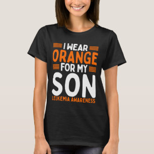 オレンジリボンキッド白血病認識度ソン Tシャツ