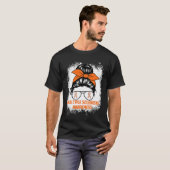 オレンジリボン女性多発性硬化症 Tシャツ (正面フル)