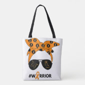 オレンジリボン腎がん戦士バンダナウンブレア トートバッグ (裏面)