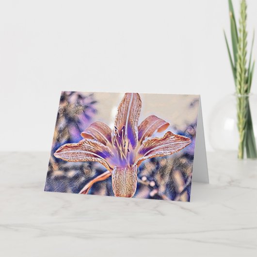 オレンジリリーありがとう カード (正面)