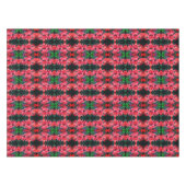 オレンジリリーフローラ抽象芸術パターン テーブルクロス (正面(横))