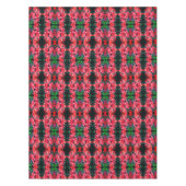 オレンジリリーフローラ抽象芸術パターン テーブルクロス (正面)