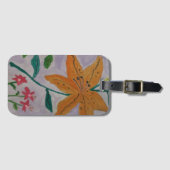 オレンジリリーラゲッジタグ ラゲッジタグ (正面横)