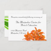 オレンジリリー受付カード エンクロージャーカード (正面/裏面)