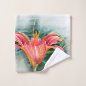 オレンジリリー バスタオルセット (ウォッシュタオル)