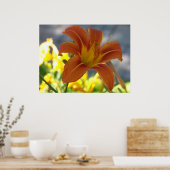 オレンジリリー ポスター (キッチン)