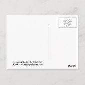 オレンジリリー ポストカード (裏面)