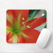 オレンジリリー マウスパッド (マウス)