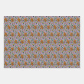 オレンジリリー ラッピングペーパーシート (正面)