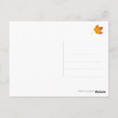 オレンジリーフ秋撮影はがき ポストカード (裏面)