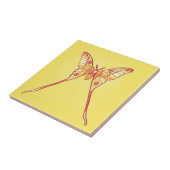 オレンジルナモスアートカラフル – 昆虫アート タイル (側面)