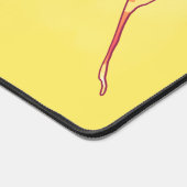 オレンジルナモスアートカラフル – 昆虫アート デスクマット (コーナー)