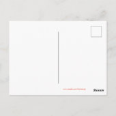 オレンジルナモスアート – カラフル昆虫 ポストカード (裏面)