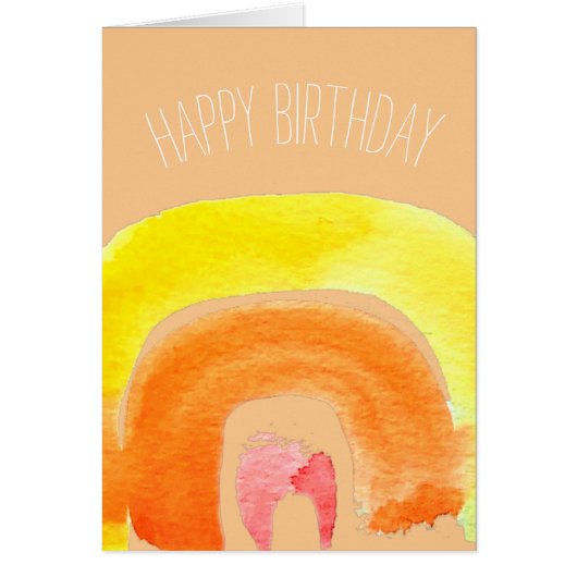 オレンジレインボーラブウォーターカラー (正面)