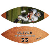 オレンジレザープリントチームプレーヤー番号写真 アメリカンフットボール (パネル)