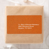 オレンジレザールック ラベル (インサイチュ)