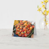 オレンジレッドペッパーat農家野菜市場 カード (黄色い花)