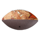 オレンジレッド絵を描火山岩スケッチ アメリカンフットボール (回転270)