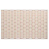 オレンジレッド蝶ウォーター色アート生地 ファブリック (ヤード)