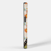 オレンジレトロデイジー4 Photo Horseコラージュ名 Case-Mate iPhoneケース (裏面 / 右)