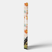 オレンジレトロデイジー4 Photo Horseコラージュ名 Case-Mate iPhoneケース (裏面 / 右)