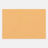 オレンジレトロペイズリー ラッピングペーパーシート (正面2)