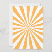 オレンジレトロ結婚ズ 招待状 (裏面)