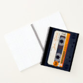 オレンジレトロAudiotape 50th birthday Guest Book 2 ノートブック (内部)