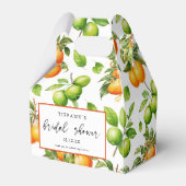 オレンジレモンシトラスブライダルシャワーサンキュー フェイバーボックス (裏面サイド)