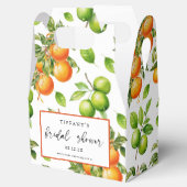 オレンジレモンシトラスブライダルシャワーサンキュー フェイバーボックス (オープン)