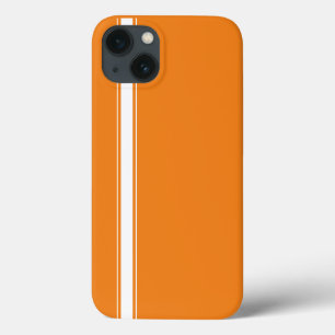 オレンジレーシングストライプ iPhone 13ケース