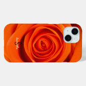 オレンジローズのスマホケース Case-Mate iPhoneケース (裏面 (横))