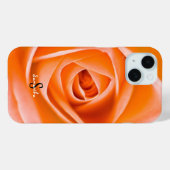 オレンジローズのスマホケース Case-Mate iPhoneケース (裏面 (横))