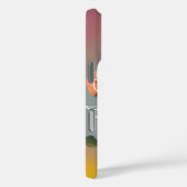 'オレンジローズ＆ラインアート'iPhone 16 Proケース Case-Mate iPhoneケース (裏面 / 右)