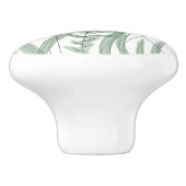 オレンジワイルドフラワー セラミックノブ (側面)