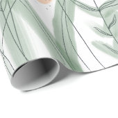 オレンジワイルドフラワー ラッピングペーパー (ロールコーナー)