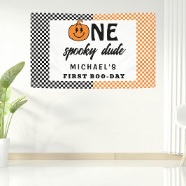 オレンジワン不気味ダドハロウィーン1st誕生日 横断幕