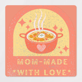 オレンジヴィンテージマママメイドbyラブ ラベル