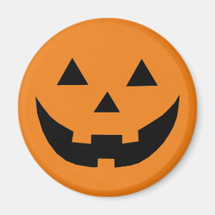 オレンジ不気味色ハロウィーンのカボチャのちょうちんカボチャのハロウィーン マグネット