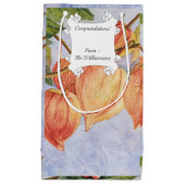 オレンジ中国の色のランタン花 スモールペーパーバッグ (正面)