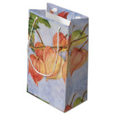オレンジ中国の色のランタン花 スモールペーパーバッグ (裏面アングル)