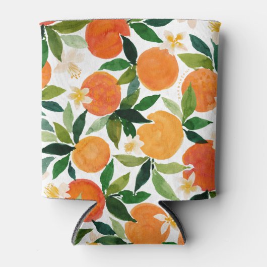 オレンジ中毒シトラスフルーツクーラーボックス 缶クーラー (正面)