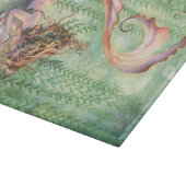 オレンジ人魚のまな板 カッティングボード (角)