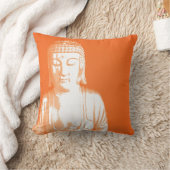 オレンジ仏Gautama クッション (ブランケット)